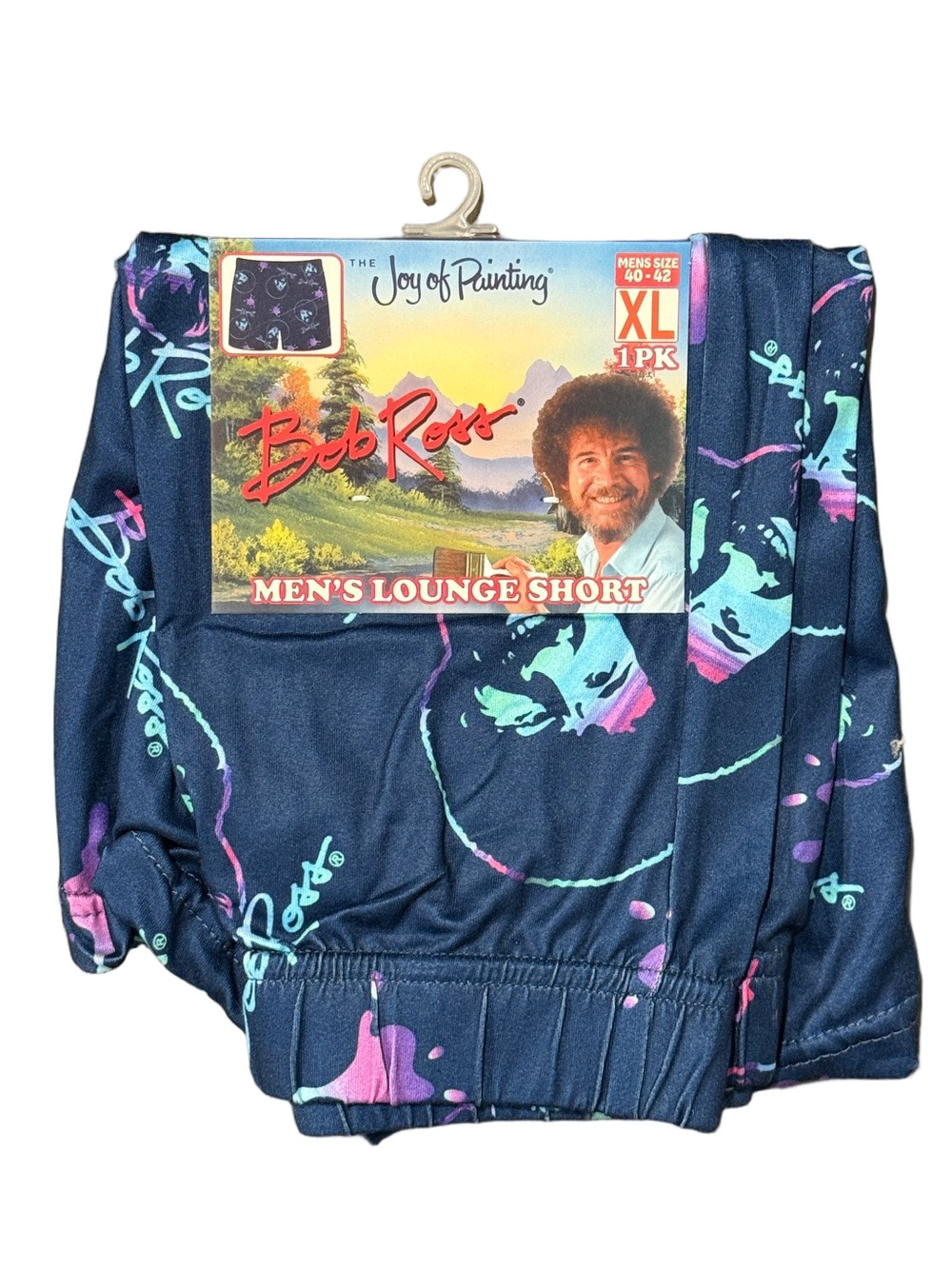 Mens Bob Ross Licensed Lounge Shorts - Size Extra Large XL - NWT